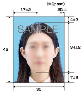 パスポート用写真の規格